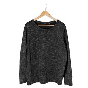 Like New: Prana Women's Sunrise Sweatshirt: Heather Charcoal: Plus 1X